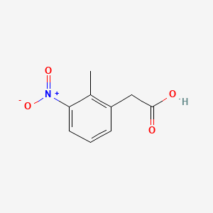 Chemical structure of 2-Methyl-3-nitrophenylacetic Acid