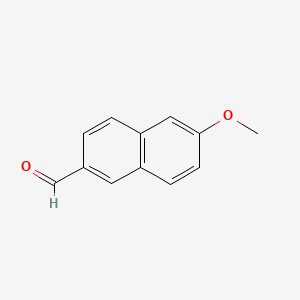 Chemical structure of 6-Methoxy-2-naphthaldehyde