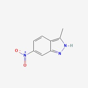 Chemical structure of 3-Methyl-6-nitroindazole