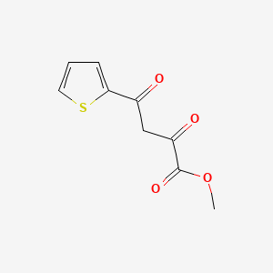 Chemical structure of METHYL 2,4-DIOXO-4-(2-THIENYL)BUTANOATE