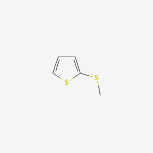Chemical structure of 2-(Methylthio)thiophene