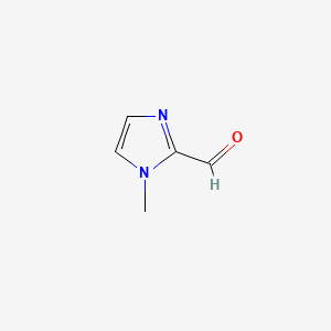 Chemical structure of 1-Methyl-2-imidazolecarboxaldehyde