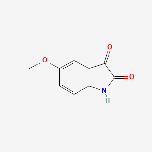 Chemical structure of 5-Methoxyisatin