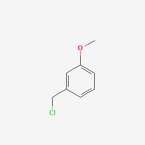 Chemical structure of 3-Methoxybenzyl chloride
