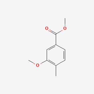 Chemical structure of Methyl 3-methoxy-4-methylbenzoate