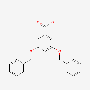 Chemical structure of Methyl 3,5-Dibenzyloxybenzoate