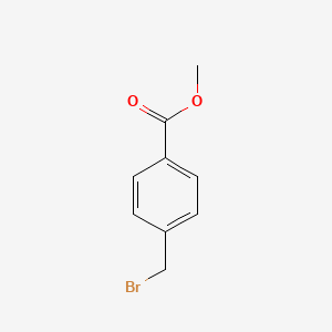Chemical structure of Methyl 4-(bromomethyl)benzoate