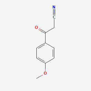 Chemical structure of 4-Methoxybenzoylacetonitrile