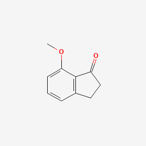 Chemical structure of 7-Methoxy-1-indanone