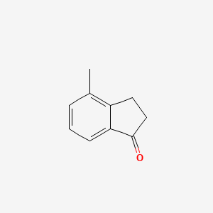 Chemical structure of 4-Methyl-1-indanone