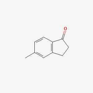 Chemical structure of 5-Methyl-1-indanone
