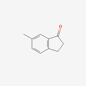 Chemical structure of 6-Methyl-1-indanone