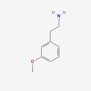 Chemical structure of 3-Methoxyphenethylamine