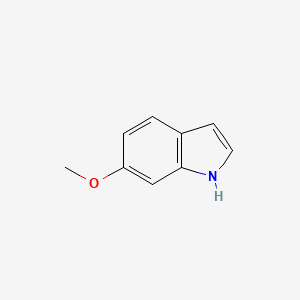 Chemical structure of 6-Methoxyindole