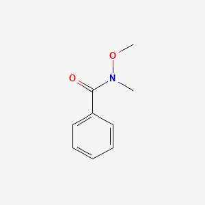 Chemical structure of N-Methoxy-N-methylbenzamide