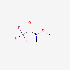 Chemical structure of N-Methoxy-N-methyl-2,2,2-trifluoroacetamide