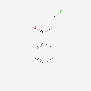 Chemical structure of 4'-methyl-3-chloropropiophenone