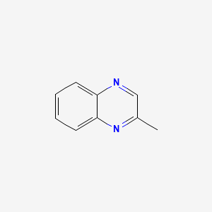Chemical structure of 2-Methylquinoxaline