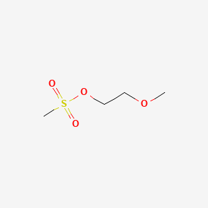 Chemical structure of 2-Methoxyethyl Methanesulfonate