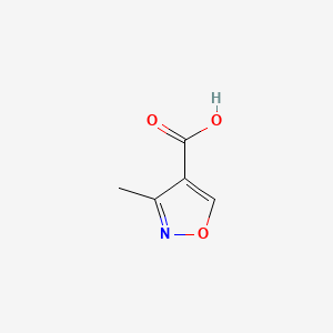 Chemical structure of 3-Methylisoxazole-4-carboxylic acid