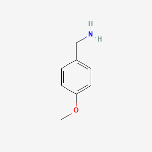 Chemical structure of 4-Methoxybenzylamine