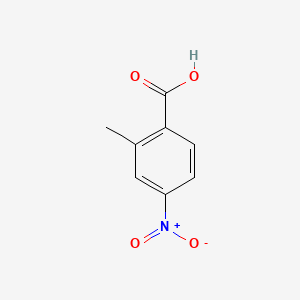 Chemical structure of 4-Nitro-o-toluic acid
