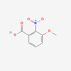 Chemical structure of 3-Methoxy-2-nitrobenzoic acid