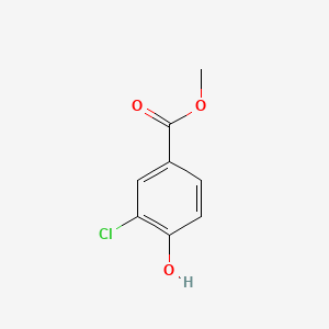 Chemical structure of Methyl 3-chloro-4-hydroxybenzoate