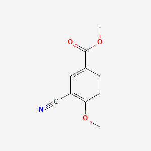 Chemical structure of Methyl 3-cyano-4-methoxybenzoate