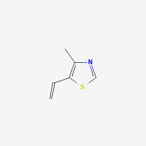 Chemical structure of 4-Methyl-5-vinylthiazole