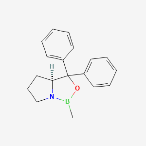 Chemical structure of (S)-(-)-2-Methyl-CBS-oxazaborolidine