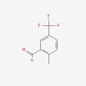 Chemical structure of 2-Methyl-5-(trifluoromethyl)benzaldehyde
