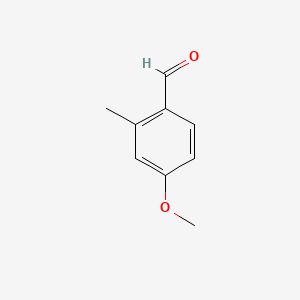 Chemical structure of 4-Methoxy-2-methylbenzaldehyde