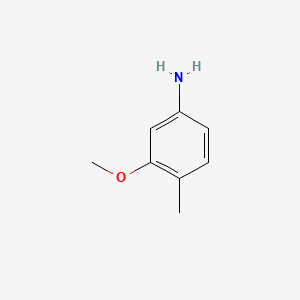 Chemical structure of 3-Methoxy-4-methylaniline