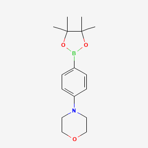Chemical structure of 4-(4-Morpholinyl)benzeneboronic acid pinacol ester