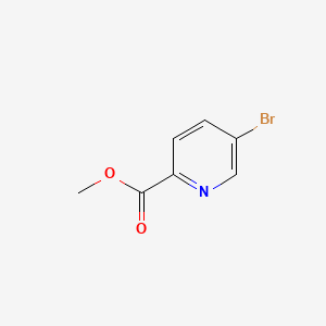 Chemical structure of Methyl 5-bromopyridine-2-carboxylate