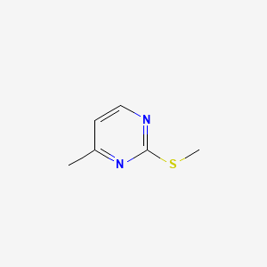 Chemical structure of 4-Methyl-2-(methylthio)pyrimidine