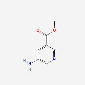Chemical structure of Methyl 5-aminopyridine-3-carboxylate