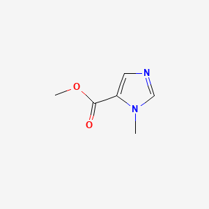 Chemical structure of Methyl 1-methylimidazole-5-carboxylate