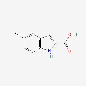 Chemical structure of 5-Methylindole-2-carboxylic acid