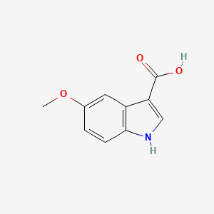 Chemical structure of 5-Methoxyindole-3-carboxylic Acid