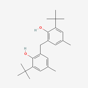 Chemical structure of 2,2′-Methylenebis(6-tert-butyl-4-methylphenol)