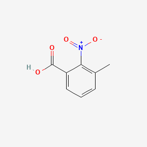 Chemical structure of 3-Methyl-2-nitrobenzoic acid