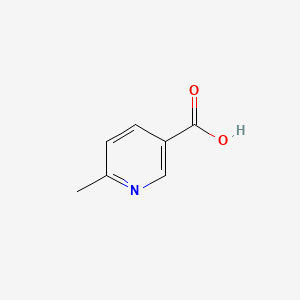 Chemical structure of 6-Methylnicotinic Acid
