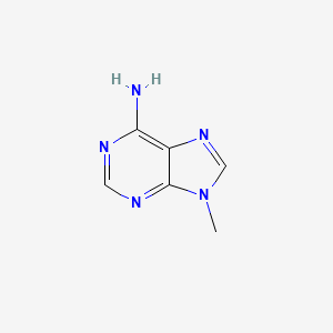 Chemical structure of 9-Methyladenine