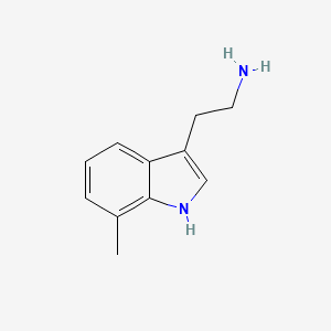 Chemical structure of 7-Methyltryptamine