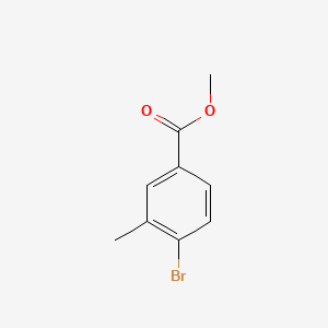 Chemical structure of Methyl 4-Bromo-3-methylbenzoate