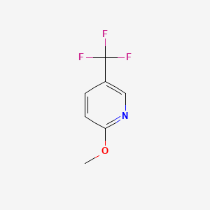 Chemical structure of 2-Methoxy-5-(trifluoromethyl)pyridine