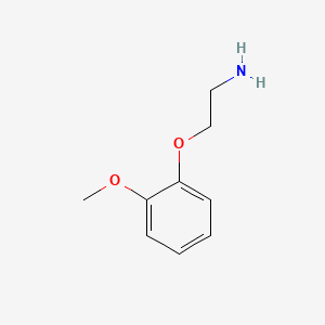 Chemical structure of 2-(2-Methoxyphenoxy)ethylamine