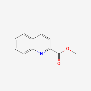 Chemical structure of Methyl 2-quinolinecarboxylate